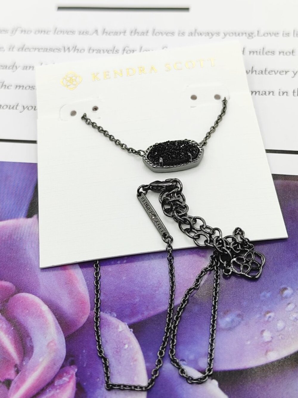 Kendra Scott black Necklace